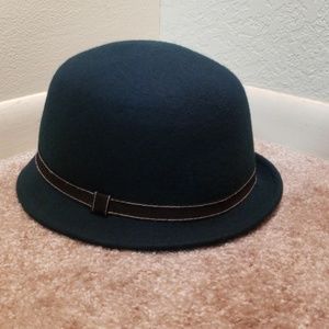 Green 100% Wool Hat